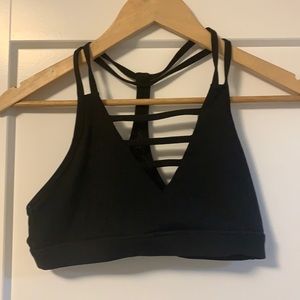Zyia, Black Grid Bra, Size M